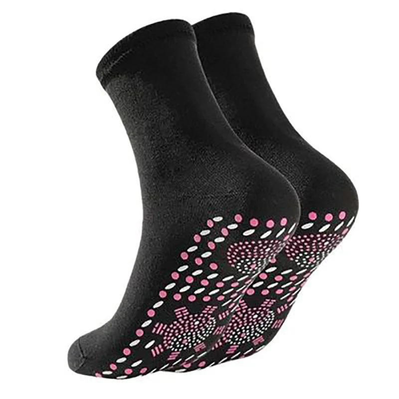 10 Pairs Unisex Self Heating Socks Middle Tube Socks Massage Resist Cold Absorb Sweat Autumn Winter Foot Warmer Socks