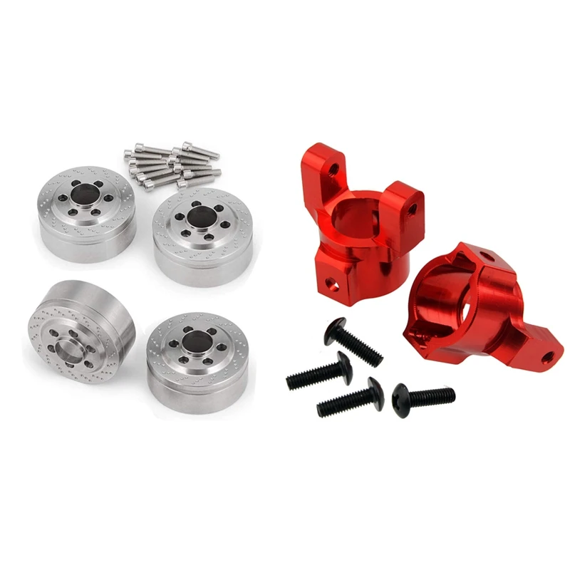 

1Set 1.9 2.2 Inch Counterweight Steering Block For Traxxas TRX-4 TRX4 & 2PCS RGT 86100 Steering C Block Aluminum P860011
