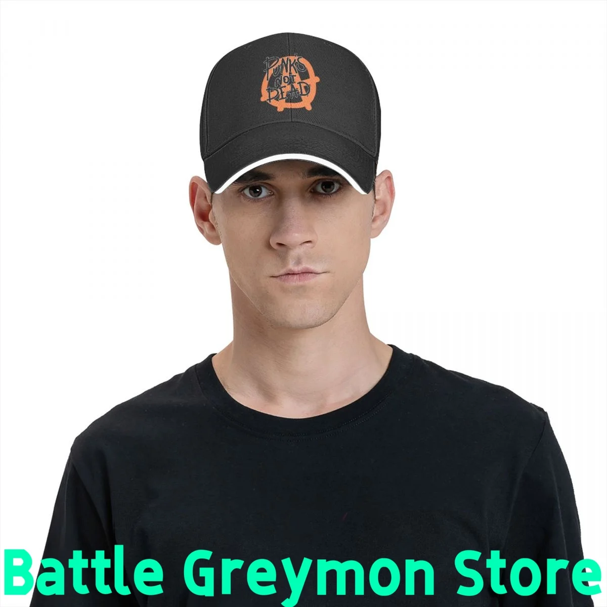 Кепка мужская из полиэстера модная бейсболка в стиле панк с надписью Not Dead