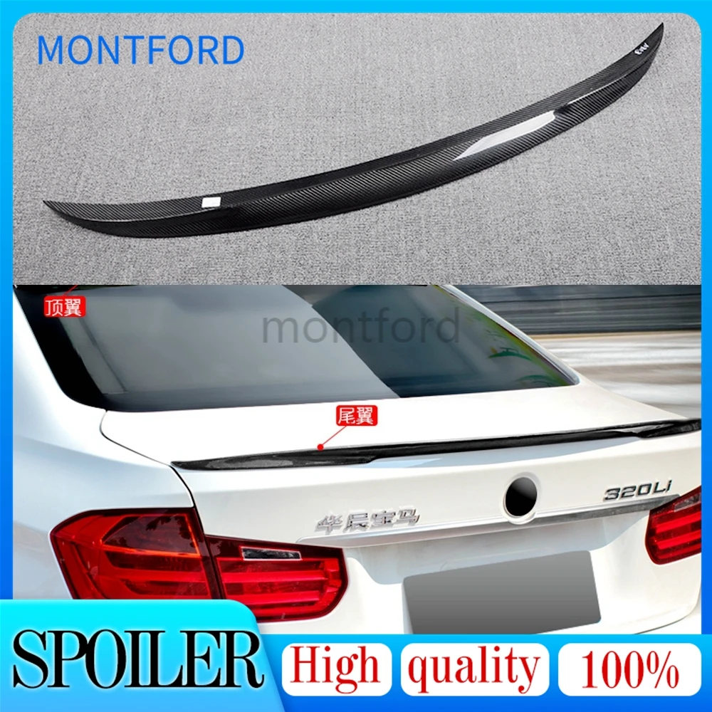 

Car Styling Carbon Fiber Modified Rear Spoiler Tail Trunk Wing Decoration For BMW F30 F80 M3 320i 328i 335i 326 F30 2012-2018