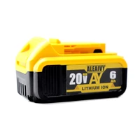 new dcb200 20v 6ah replaceable li ion battery compatible with dw 18 volt max xr power tools 18650 lithium batteries