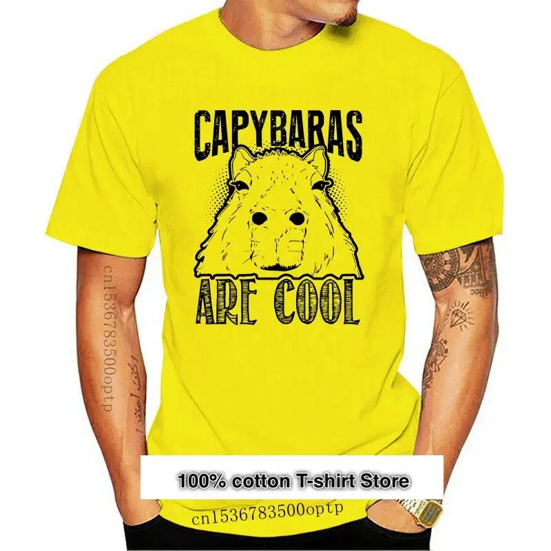 

Camiseta para hombre y mujer, camisa capylara (1), nueva