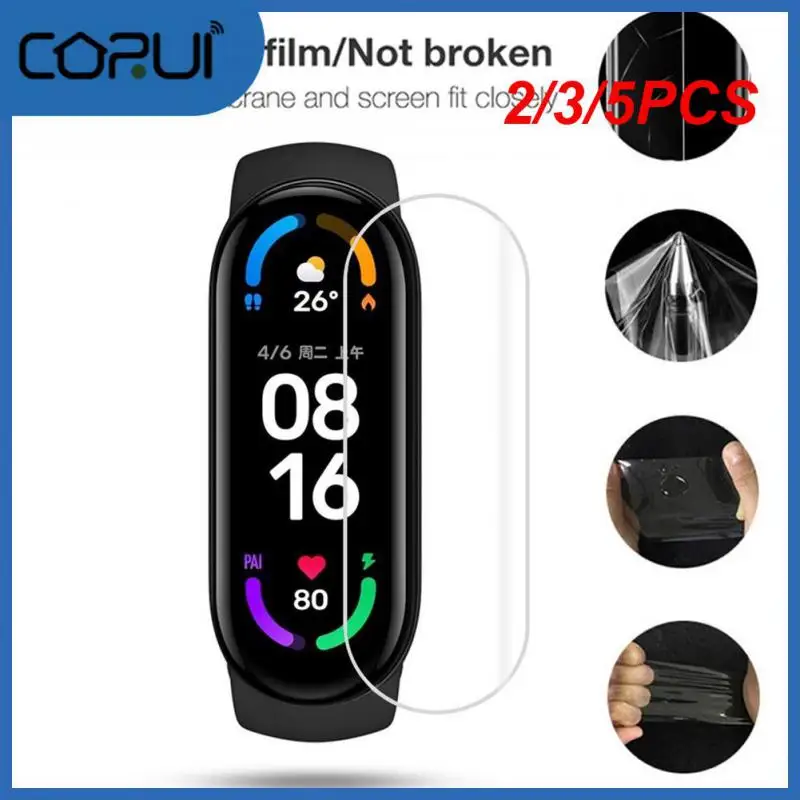 

2/3/5PCS Scratch-resistant Protective Cover Explosionproof Hd Film Protect Film Soft Screen Protectors Strap Accessories