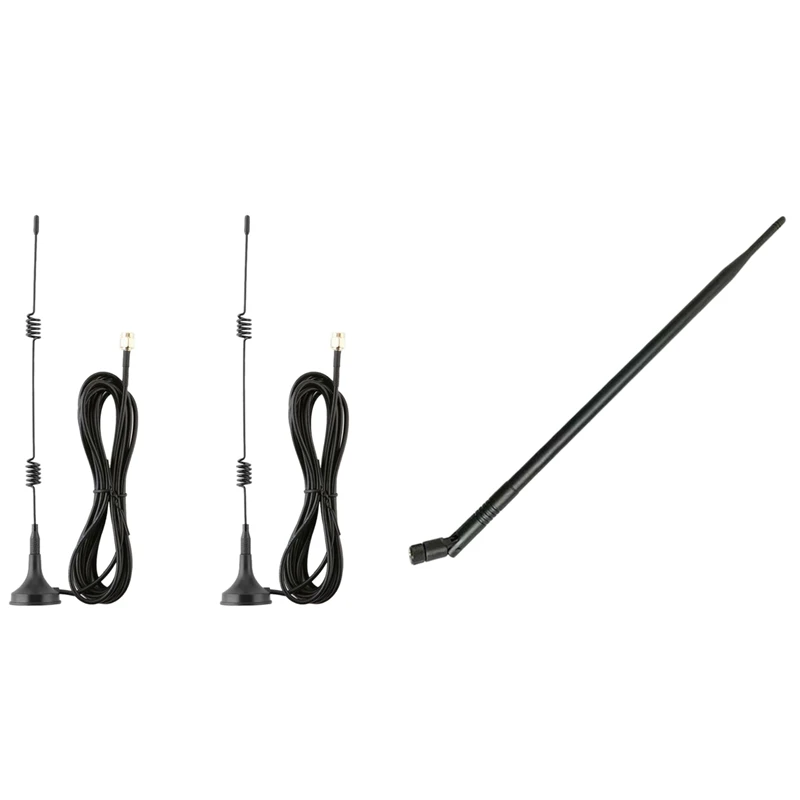 

1PCS 9Dbi RP-SMA Dual Band 2.4Ghz 5Ghz Router Tilt Antenna With 7Dbi 2.4G/5G/5.8G Wifi Booster Aerial Extension Cable