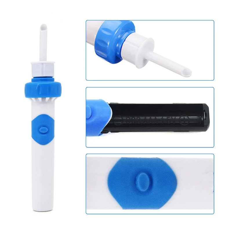 Electric Ear Cleaner Painless Cleaning Spiral Ear-Cleaning Device Cordless Portable Ear Wax Remover Vacuum Dig Wax Earpick images - 6