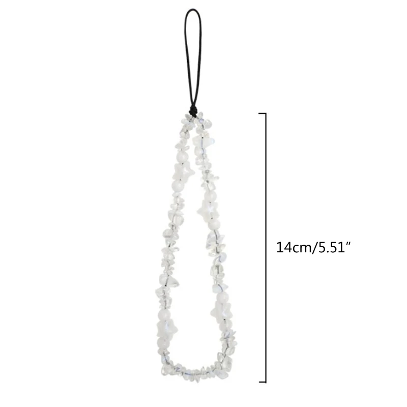 Ladies and Girls Phone Pendant Chain with Phone Case Lanyard Wristband Phone Protective Cover Key Chain Strap Rope 124A