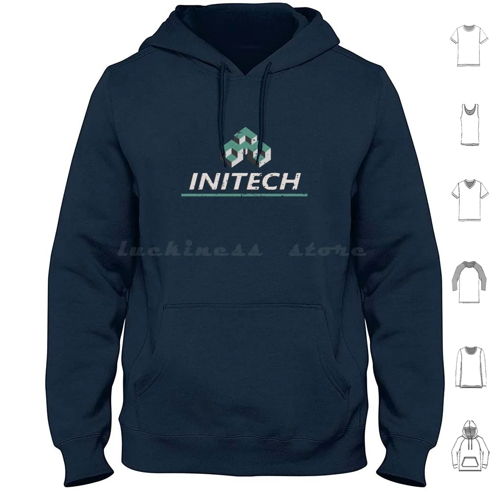 

Office Space-Initech Hoodie cotton Long Sleeve Office Space Initech It Computer Software White Collar Worker Movie