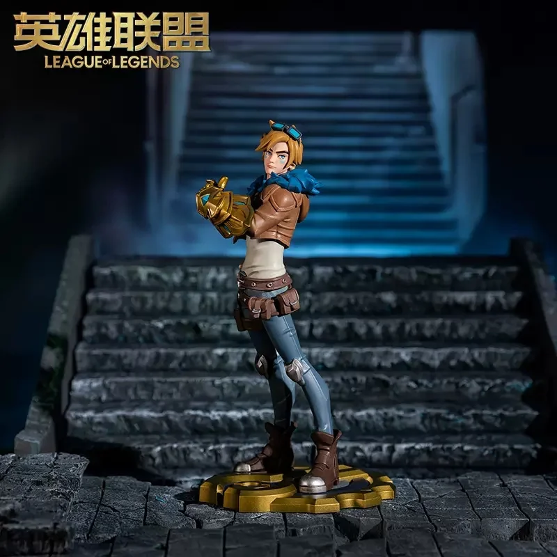 

LOL League of Legends Ezreal The Prodigal Explorer, скульптура среднего размера, Модель игры, наружная коллекция, настольные украшения, игрушки