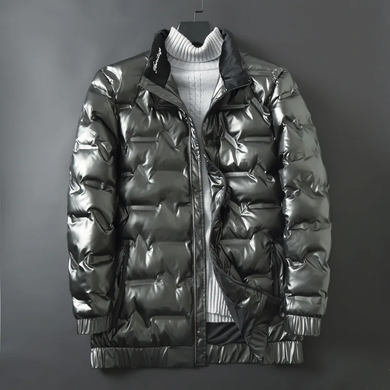 Новое поступление Suepr большая зимняя мужская спортивная и повседневная куртка с