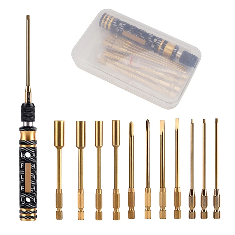 

3.0/1.5/2.0/2.5mm RC Model Alloy Car RC Screw Kit A Set of Car Parts Model Car Parts Tools for RC Car/RC Boat/RC Drone