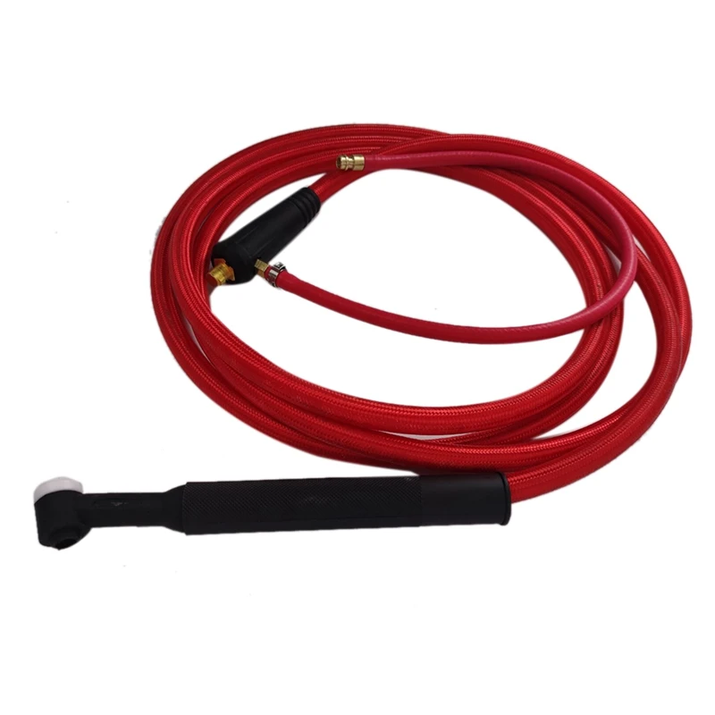 WP9F TIG Welding Torch Quick Connector Gas-Electric Integrated Hose Cable Wires 10-25 Euro Connector