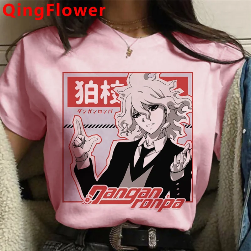 Мужская Винтажная Футболка 90-х Ома кокичи данганронпа Микан цумики аниме парная
