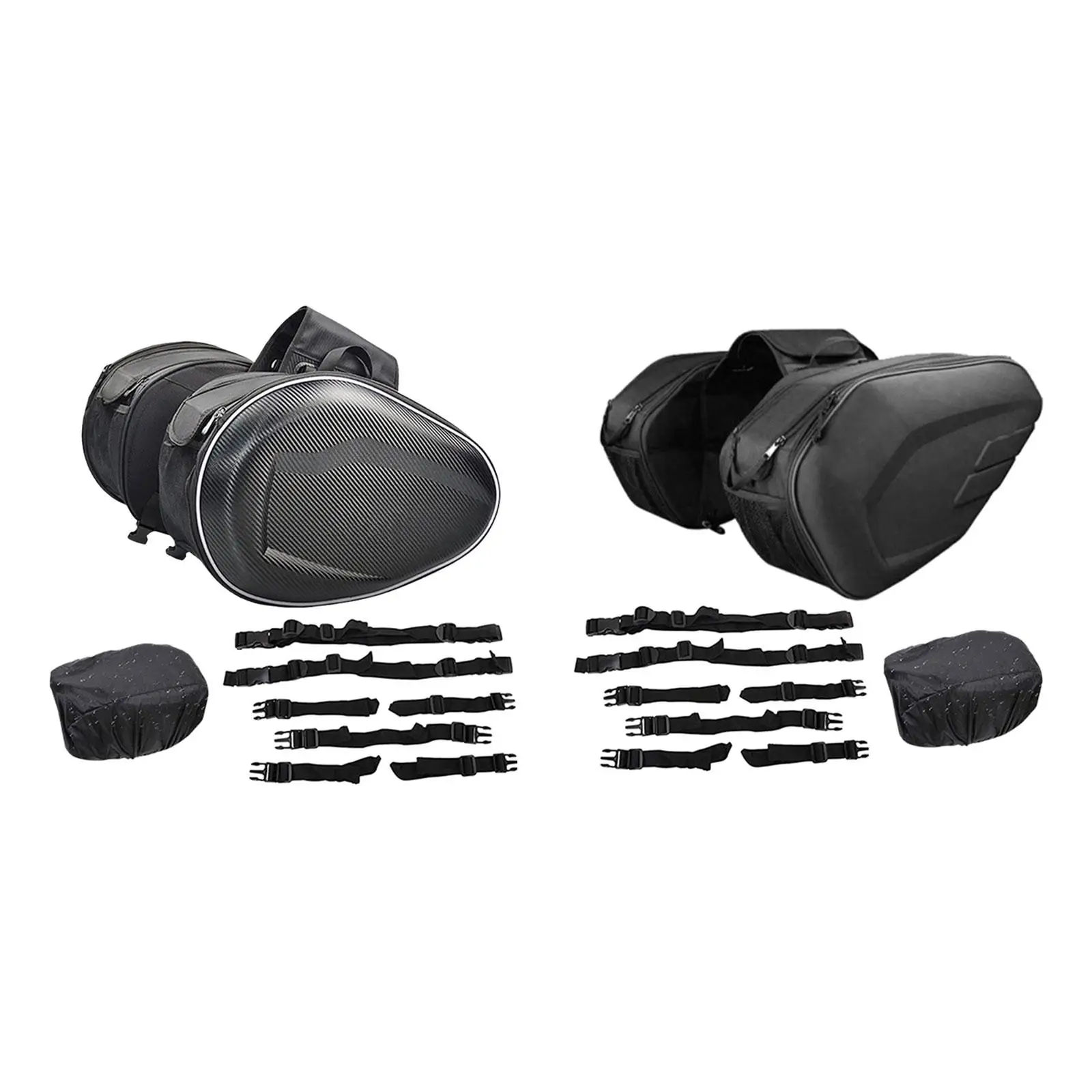 Мотоциклетные седельные сумки из искусственной кожи регулируемая сумка для