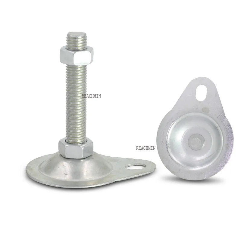 

4PCS/LOT M12/M14/M16 Adjustable Foot Cups Iron Galvanized Articulated Feet Base Diameter 76mm Leveling Foot Cups