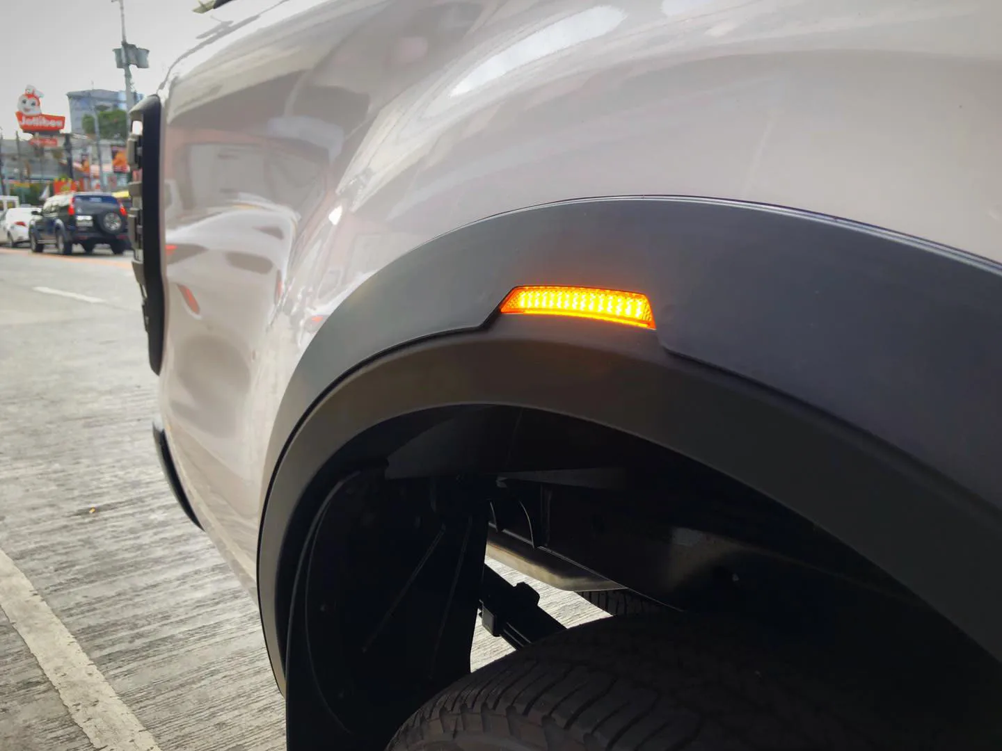 Расширители крыла для Ford Ranger Wiltrak 2019-2022 Xlt Limied 6 шт./компл. Черный со встроенным