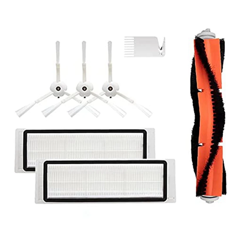 

Replacement Parts Main Brush Side Brush HEPA Filters For Xiaomi Roborock S5 S6 S50 S51 Robot Vacuum Cleaner Accessories