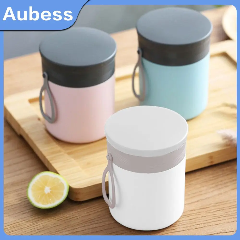 

With Lid Compressive Stainless Steel Thermal Lunch Box Good Sealing Performance Soup Cup Durable Food Containers Bento Box
