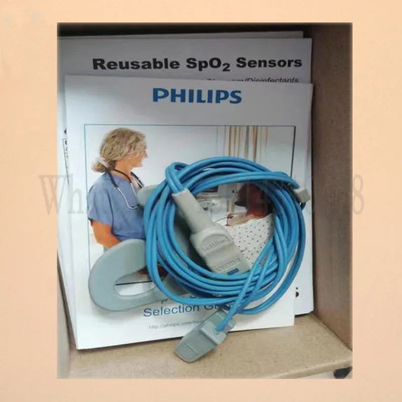 Новый оригинальный Philips M1194A зажим для ушей многоразовый датчик SpO2