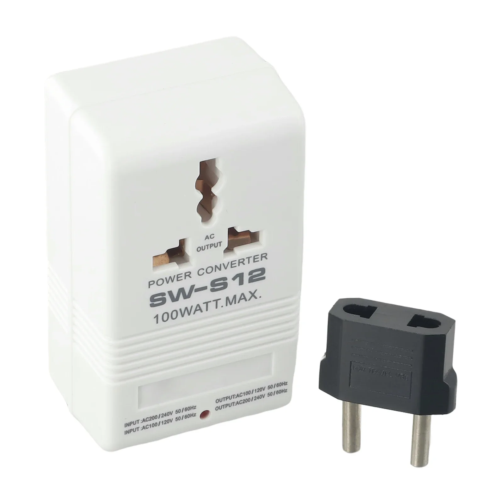 Понижающий или понижающий преобразователь трансформатор 100 Вт 110 В/120 В до 220 В/240 в