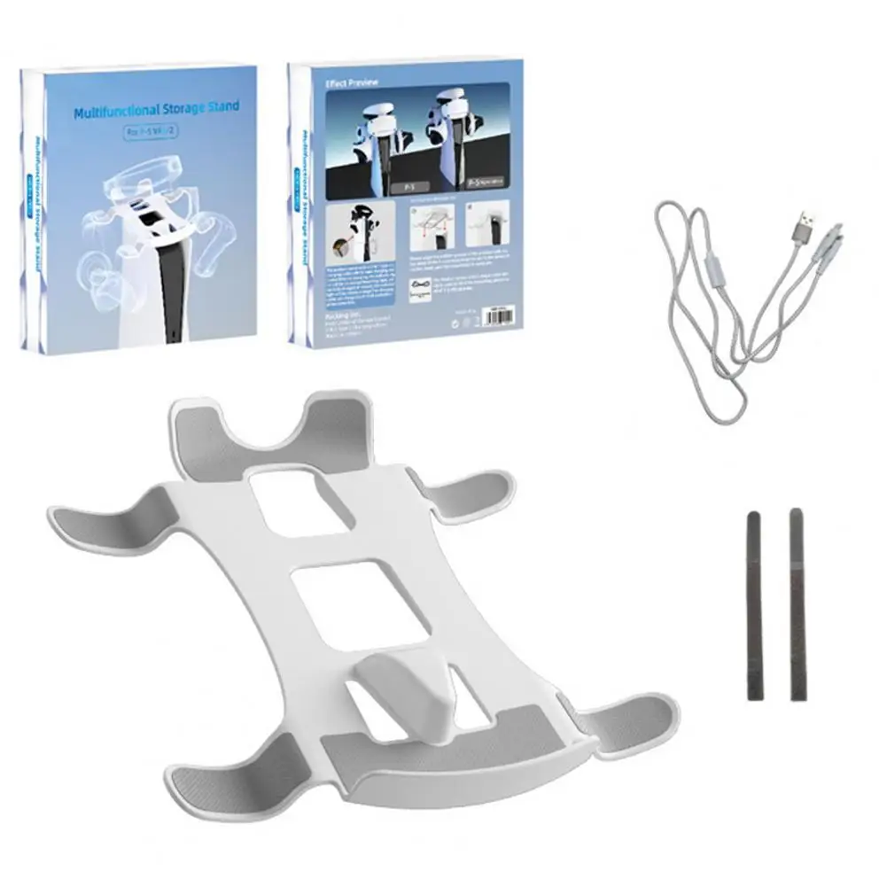 

Headset Storage Rack Convenient ABS Durable Game Console Holder Headset Organizer Rack Storage Bracket Game Console Holder