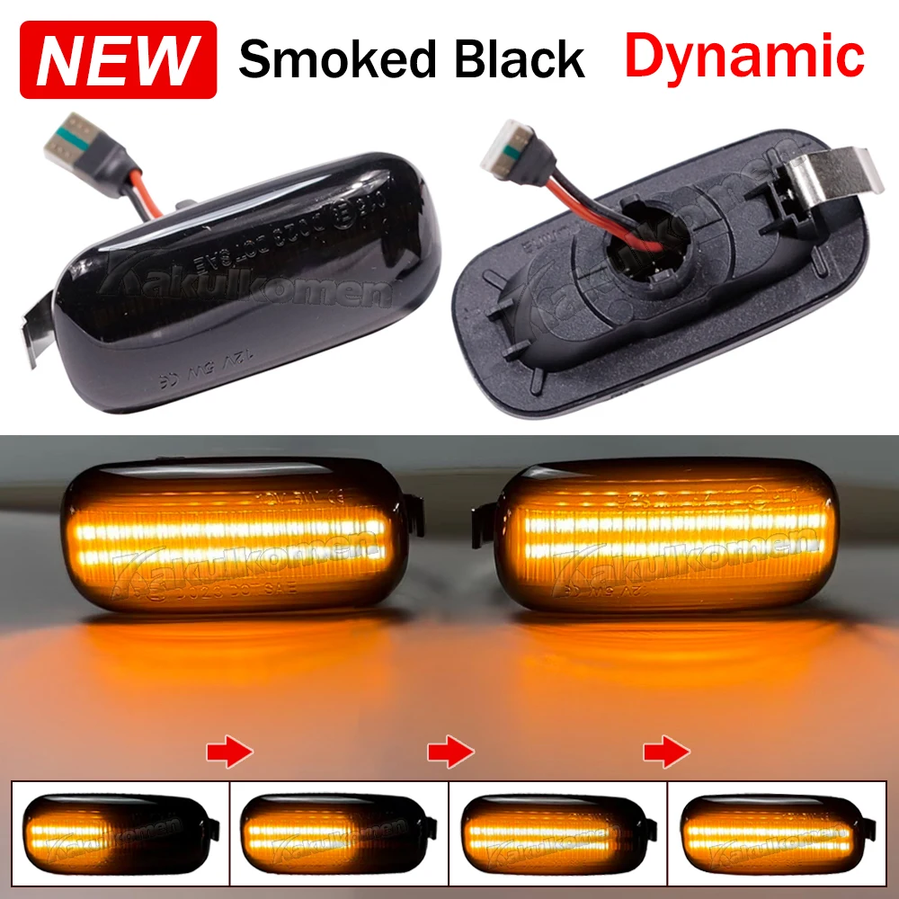 

Комплект Из 2 Динамических Светодиодных Повторителей Поворотов Для Зеркал Audi A3 S3 A4 B6 B8 S4 RS4 A6 C6 S6 C5 C7 - Боковые...