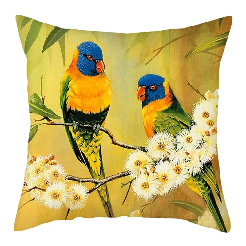 

Чехол для подушки Flower and Birds Polyester 45x45 см