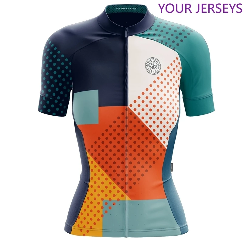 

Victory C Women Cycling Jersey 2021 New Cycle Clothing Tops Short Sleeve CoolMax MTB Vetement Femme Bright Color Sport Wear FXR