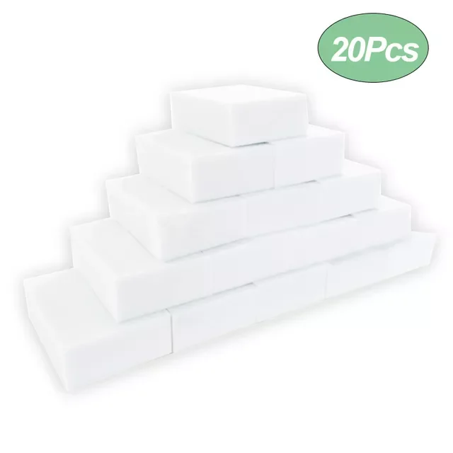 

10/20/50Pcs Melamine Sponge Magic Sponge Eraser 10x6x2cm White Cleaning Sponges Cleaner For Kitchen Bathroom Accessories