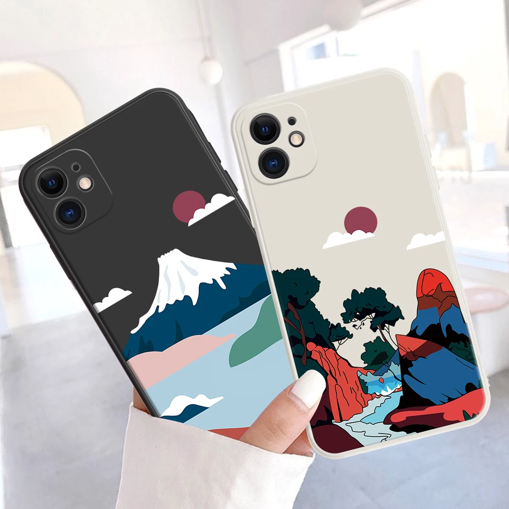 Мягкий силиконовый чехол Snow Mountain для Xiaomi Poco M4 Pro 5G M3 M2 X3 NFC F3 C3 GT X2 m4 |