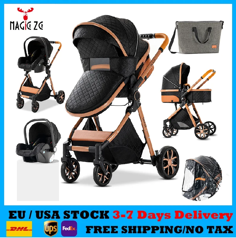 Детская коляска 3 в 1, детская коляска | AliExpress