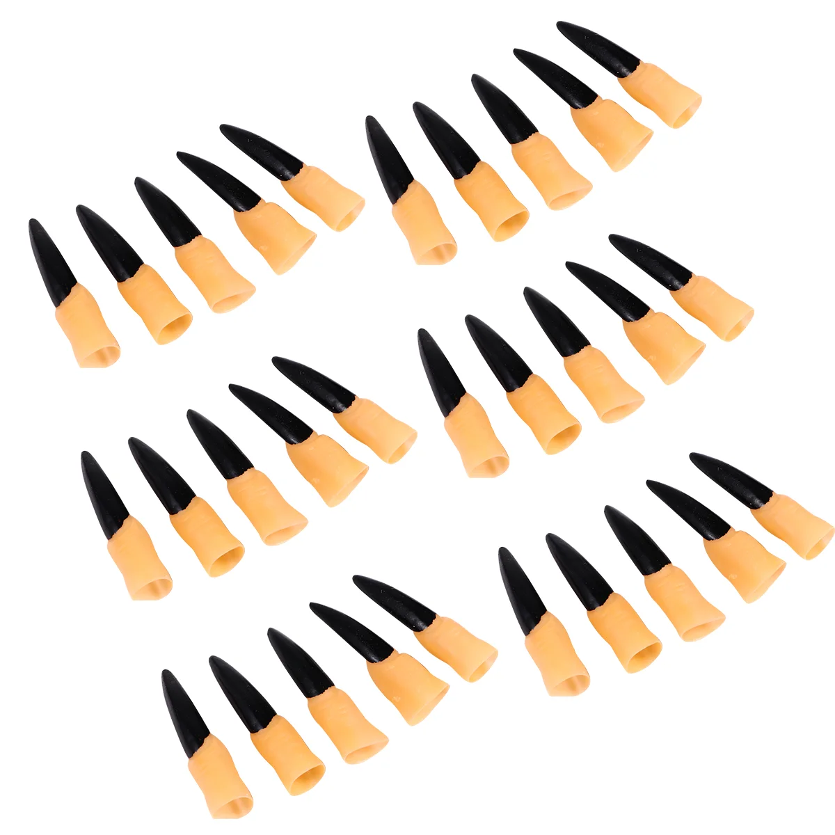 

30Pcs Fingers Spooky Scary Durable Creepy Rubber Nail Cover Fingernail