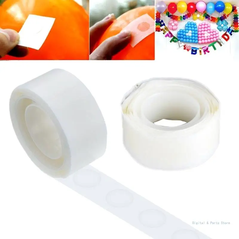 

M17F Multipurpose Glues Dot No Adhesive Spots Balloon Glues Point 12mm Diameter, Non-Toxic Dots Sticker