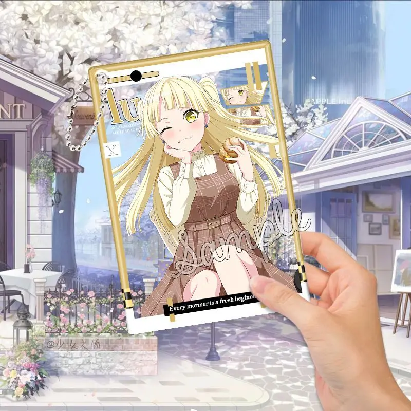 Фото Брелок для ключей Hina Hmr Anon Tomka Anime, акриловый брелок-подвеска с персонажами аниме для мужчин и женщин, подарки для косплея №2