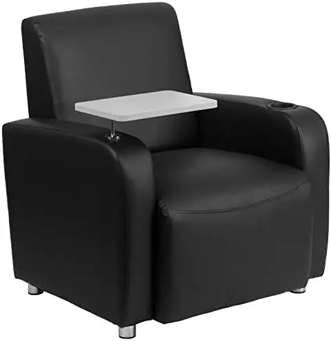 With Tablet Arm, Chrome Legs And Cup Holder