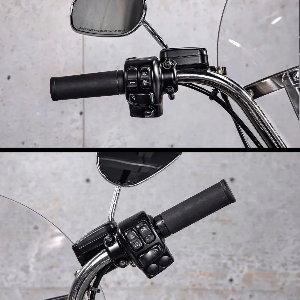 Фото Для Harley VRSC 2014-2022 Sportster Road King 2014-2022 6-компонентная пряжка с кнопкой переключения Dyna Softail аксессуары для мотоциклов №5
