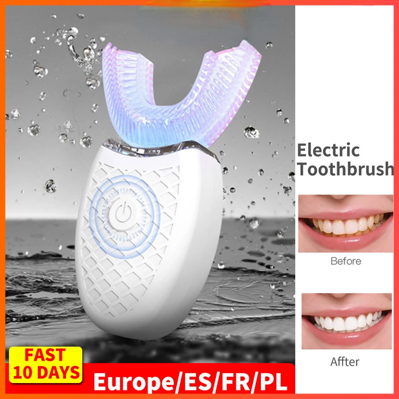 

CATLION Sonic Electric Toothbrush Usb Rechargeable Silicon Teethbrush Ipx8 Waterproof U 360 Brush Heads Cleaner Tooth Whitening