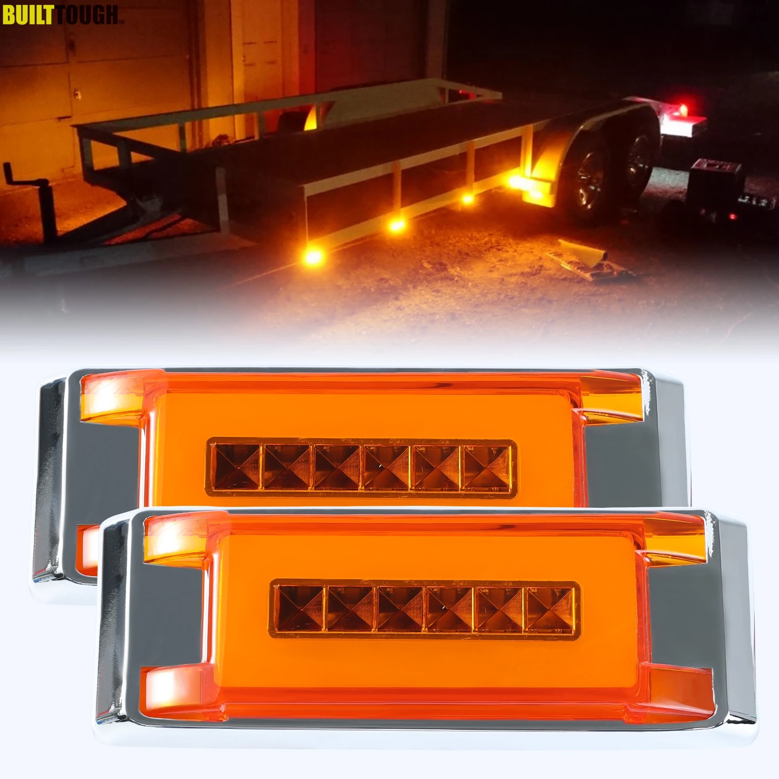 Универсальные светодиодные фонари боковые габаритные огни для автомобиля