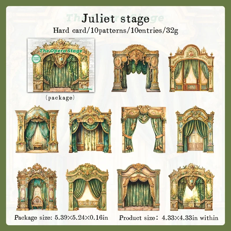 

Jianwu серия оперы винтажное окно открытки