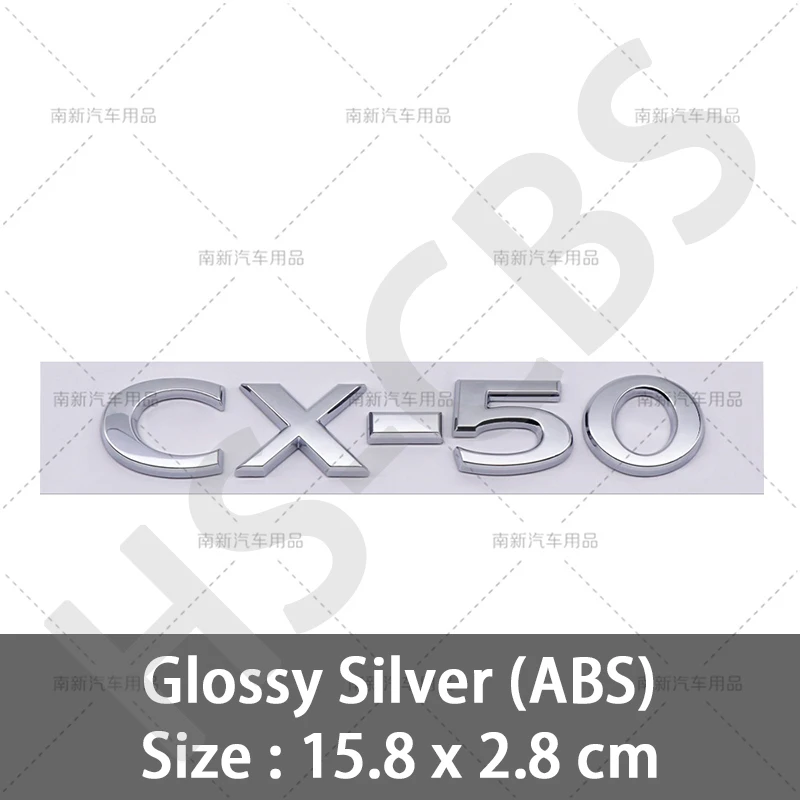 

ABS CX-30 CX-50 CX-60 CX-90 Эмблема заднего багажника CX30 CX50 CX60 CX90 Значок с буквенным логотипом для Mazda, Стайлинг автомобиля, наклейка на кузов, заднюю дверь