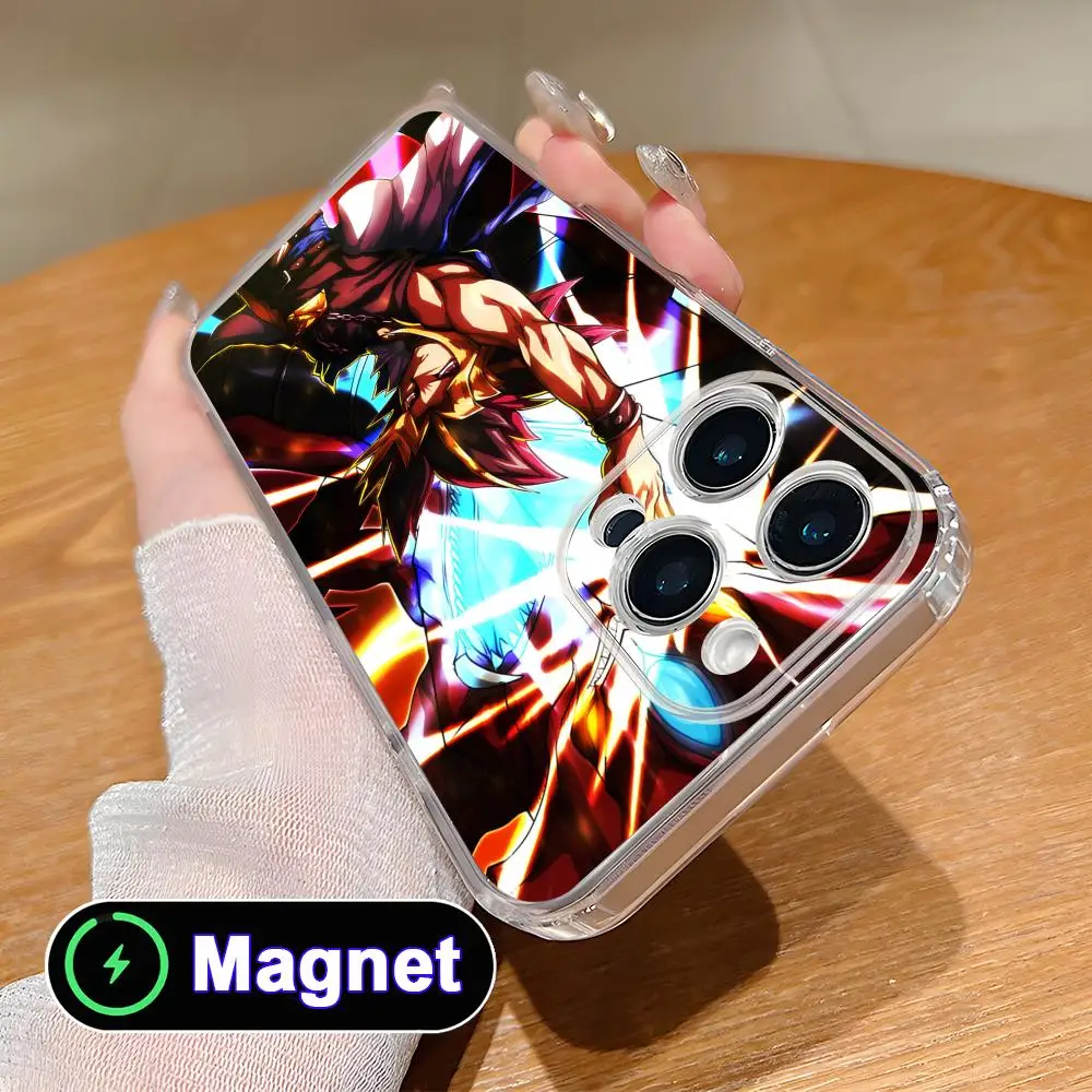 Фото Чехол для телефона Yugioh Yami Yugi для iPhone 17 16 15 14 13 12 11 Air Pro Max Plus Mini, мягкий прозрачный чехол из ТПУ с магнитом №3