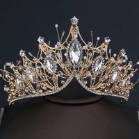 children crown accessories princess crown hair jewelry pearl rhinestone tiaras diadems kids hair ornaments party girls gift