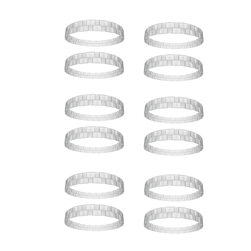 

12Pcs For Ecovacs Xiaomi Mijia Roborock And Other Sweeping Robots Tire Ring Sweeper Anti-Wear Tire Skin Accessories