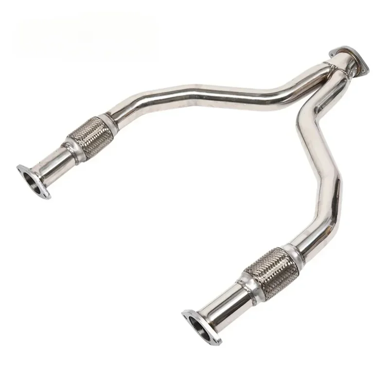 Выхлопная труба из нержавеющей стали Racing X Y-Pipe 08-14 Nissan 370Z Z34 Infiniti G37 V36 VQ37VHR высокое