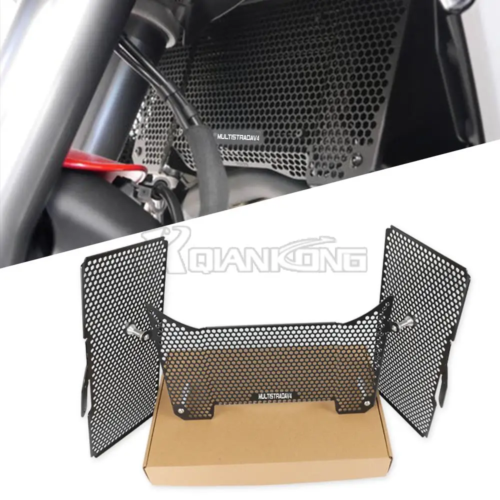 

For Ducati Multistrada V4 2021-2022 Motocycle CNC Radiator Guard Protector Grille Cover Radiator Oil Cooler Guard V 4 motorbike