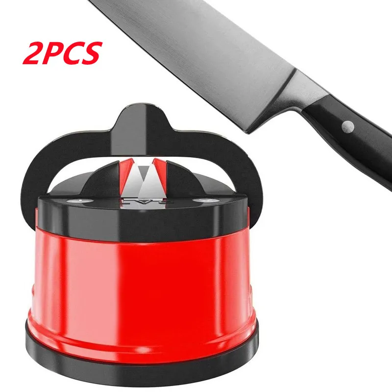 

Kitchen Sharpener Safe Knife Scissors Blade Grinder Stone Knives Sharpening Tungsten Diamond Sharpener Tool with Suction Pad