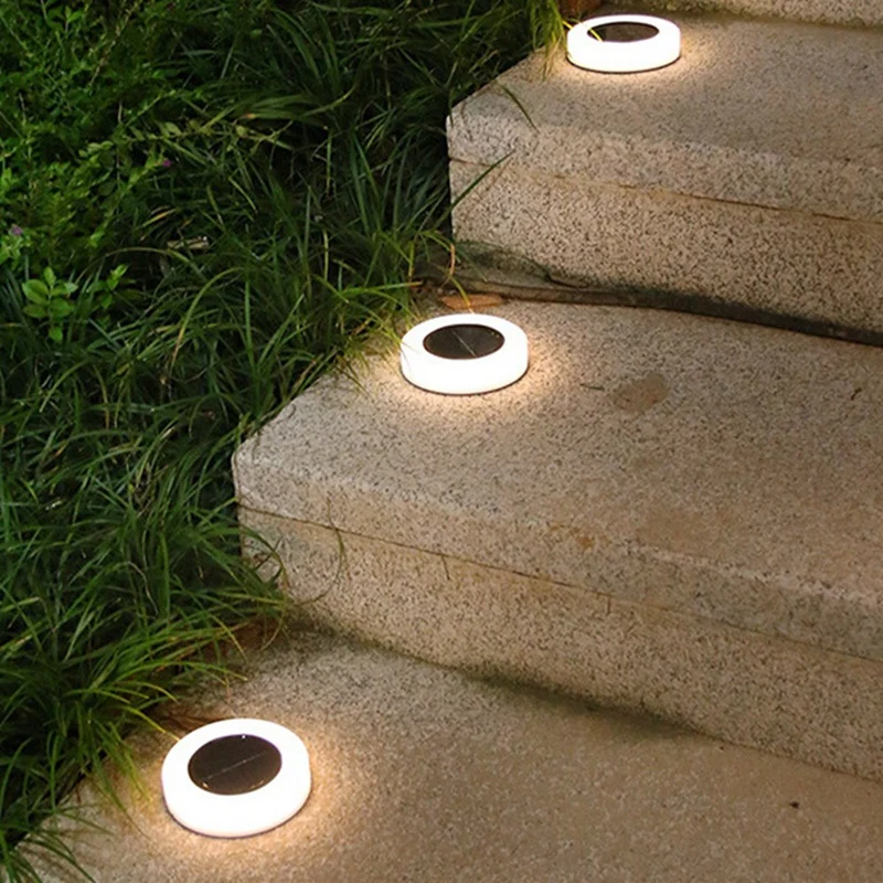 

4Pcs Solar Ground Lights, Outdoor Solar Lamps, IP65 Waterproof Upgrade Led Solar Garden Lights