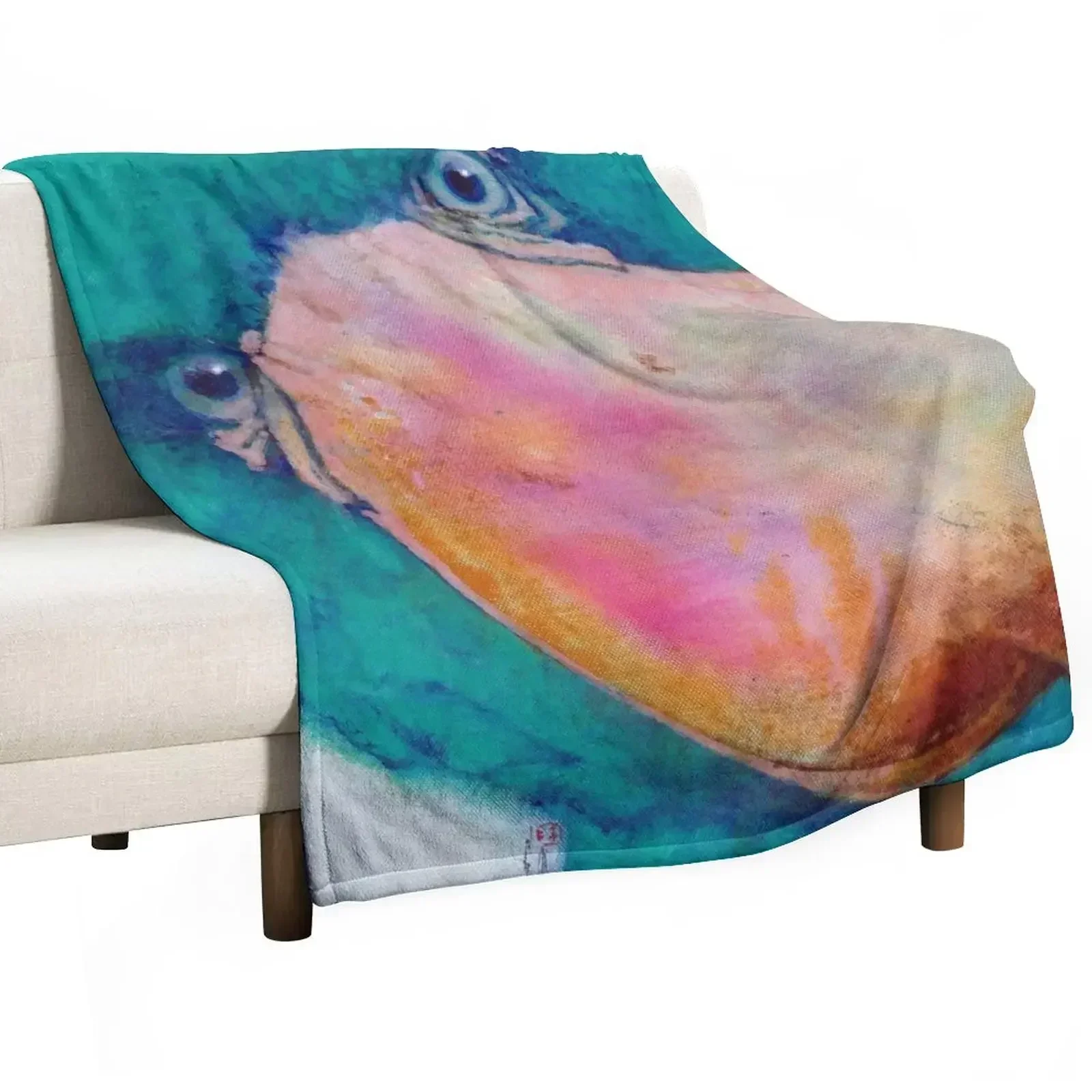 Одеяло Shoebill ворсистые теплые зимние милые одеяла для младенцев