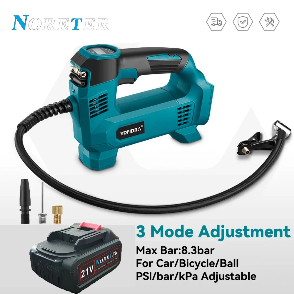 Портативный Беспроводной Электрический Воздушный Насос Высокого Давления Без