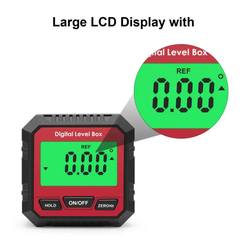 

Digital Protractor, Inclinometer, Level Meter, Goniometer, Measuring Inclinometer, Magnetic 90 Degree Scale