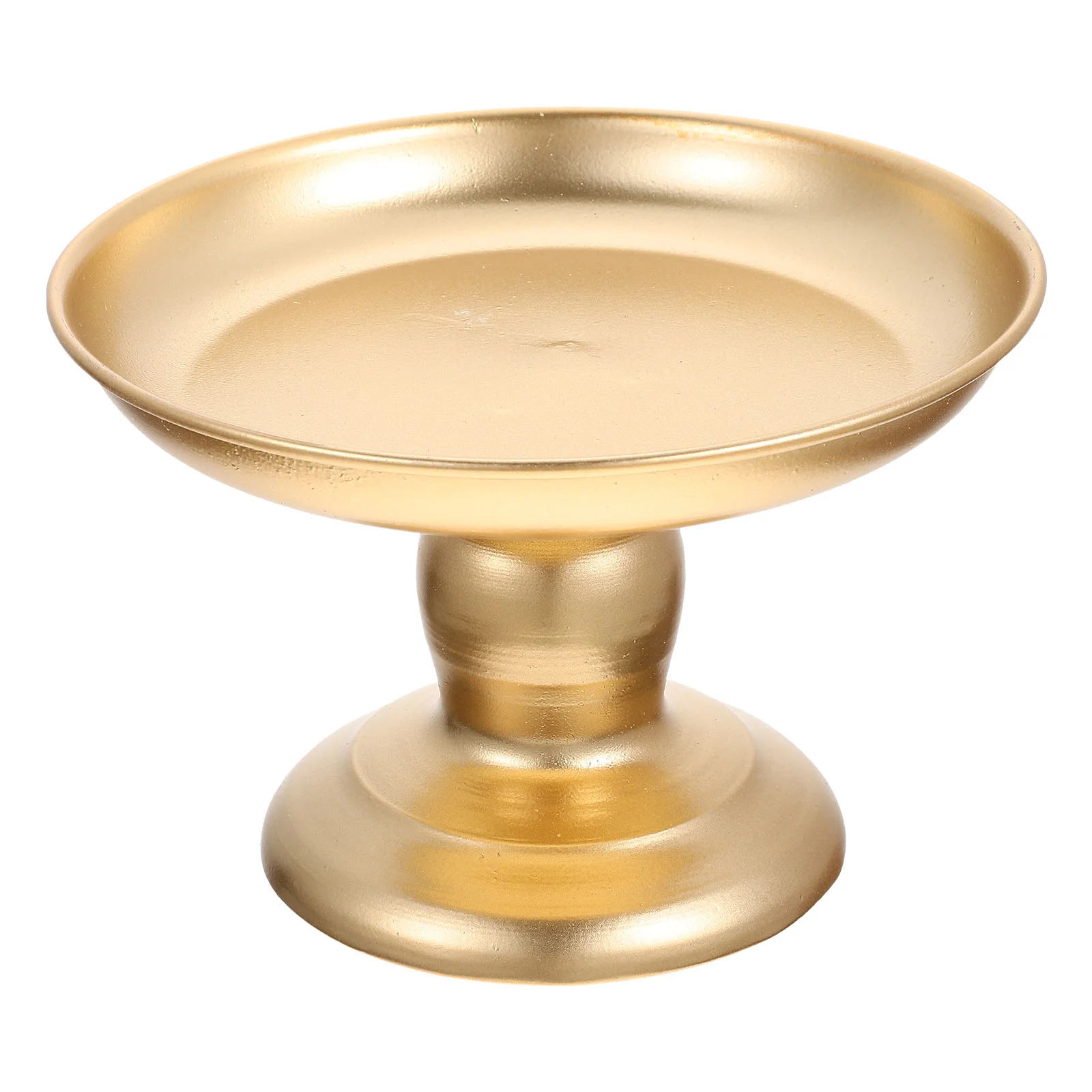 

Stand Plate Cake Fruit Dessert Serving Candy Holder Footed Cupcake Tray Display Bowl Metal Snack Platter Storage Wedding